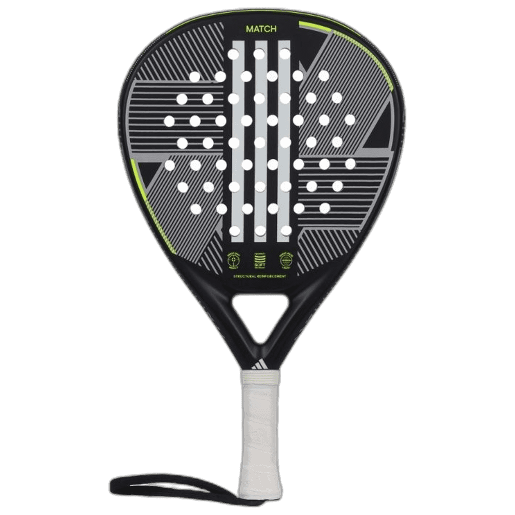 Adidas Match 3.3 Black/Lime 2024 professional padel racket