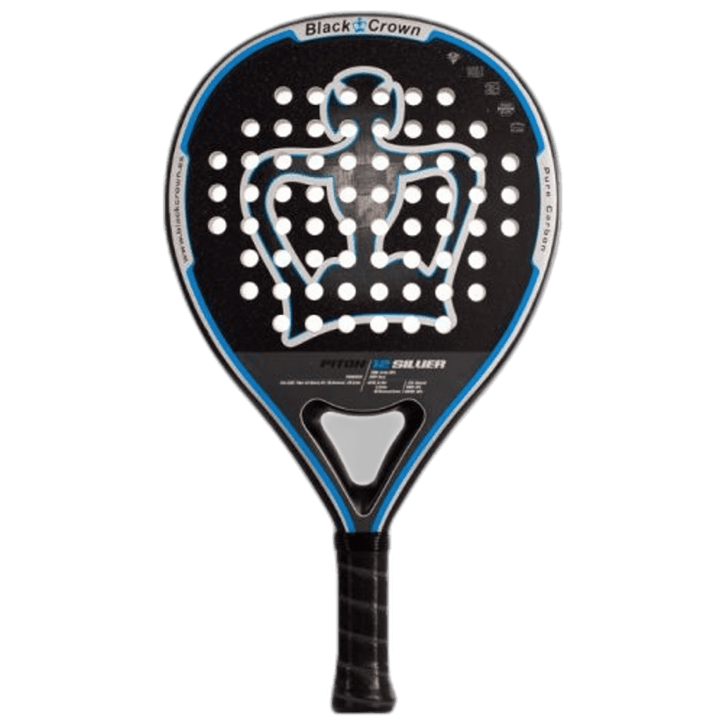 Black Crown Piton 12K Silver 2024 professional padel racket