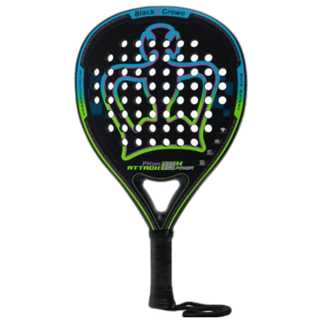 Black Crown Piton Attack 15K Power 2024 professional padel racket