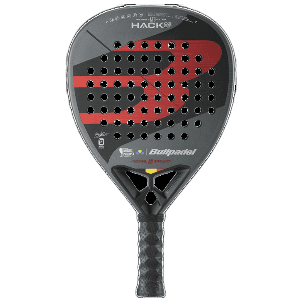 Bullpadel Hack 03 Comfort Brussels Limited Edition 2023 professional padel racket