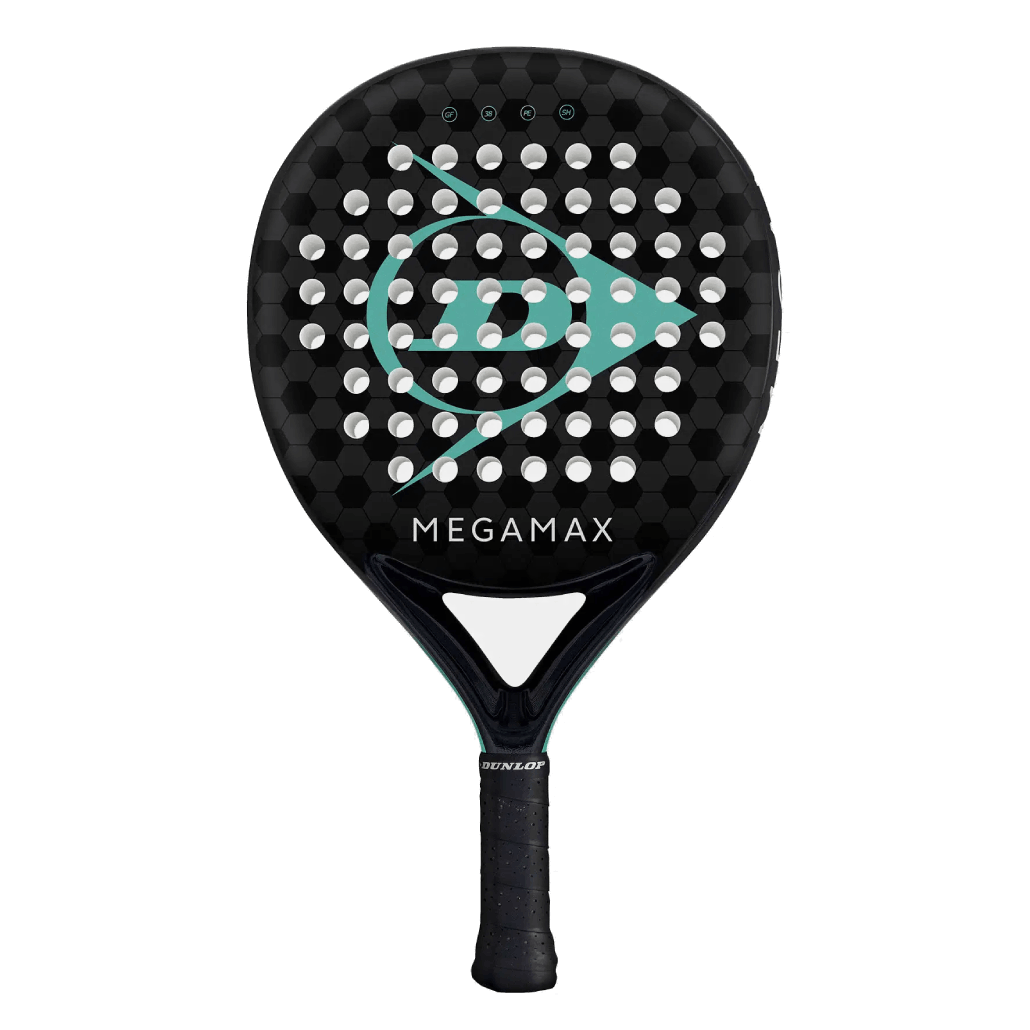 Dunlop Megamax Black 2025 professional padel racket