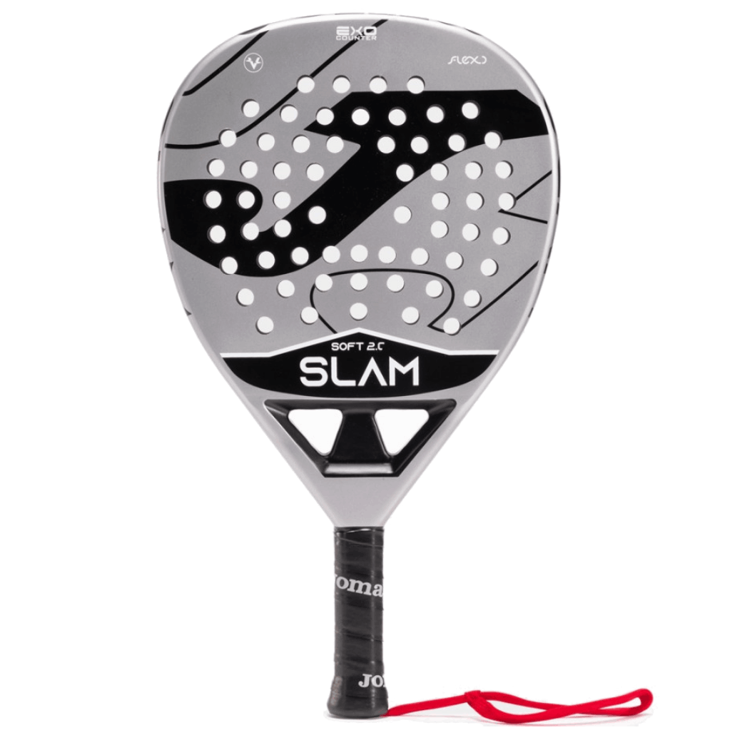 Joma Slam Soft Gris-Negro 2025 professional padel racket