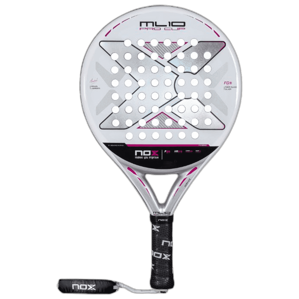 Nox ML10 Pro Cup Silver (2025) - Professional padel racket Nox ML10 Pro Cup Silver 2025 padel racket comparison