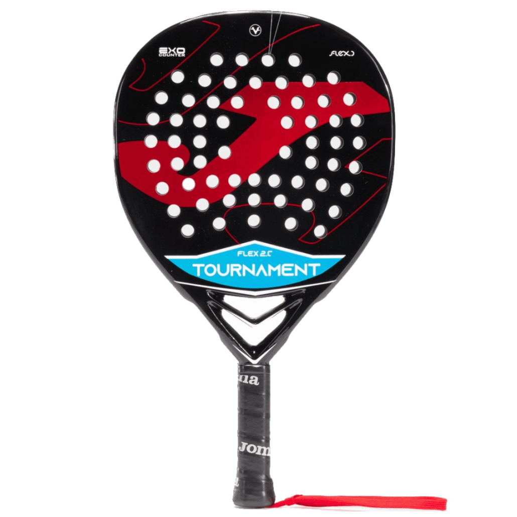 Joma Tournament Flex Negro-Rojo 2025 professional padel racket