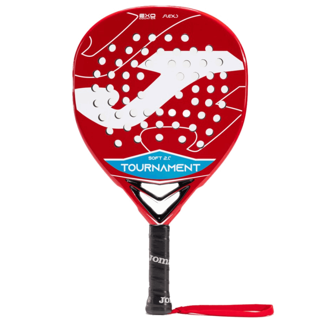 Joma Tournament Soft Rojo-Blanco 2025 professional padel racket