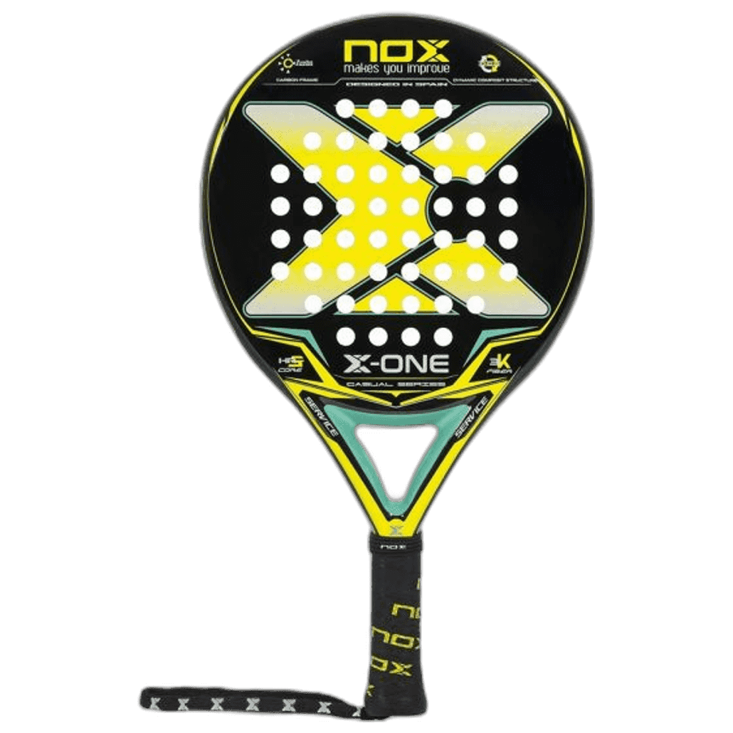 Nox X-One Yellow-Green 2023 professional padel racket