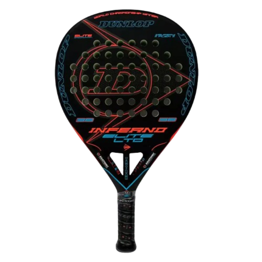 Dunlop Inferno Elite Lt G1 Hl Blue Orange (2025) - Professional padel racket Dunlop Inferno Elite Lt G1 Hl Blue Orange 2025 padel racket comparison