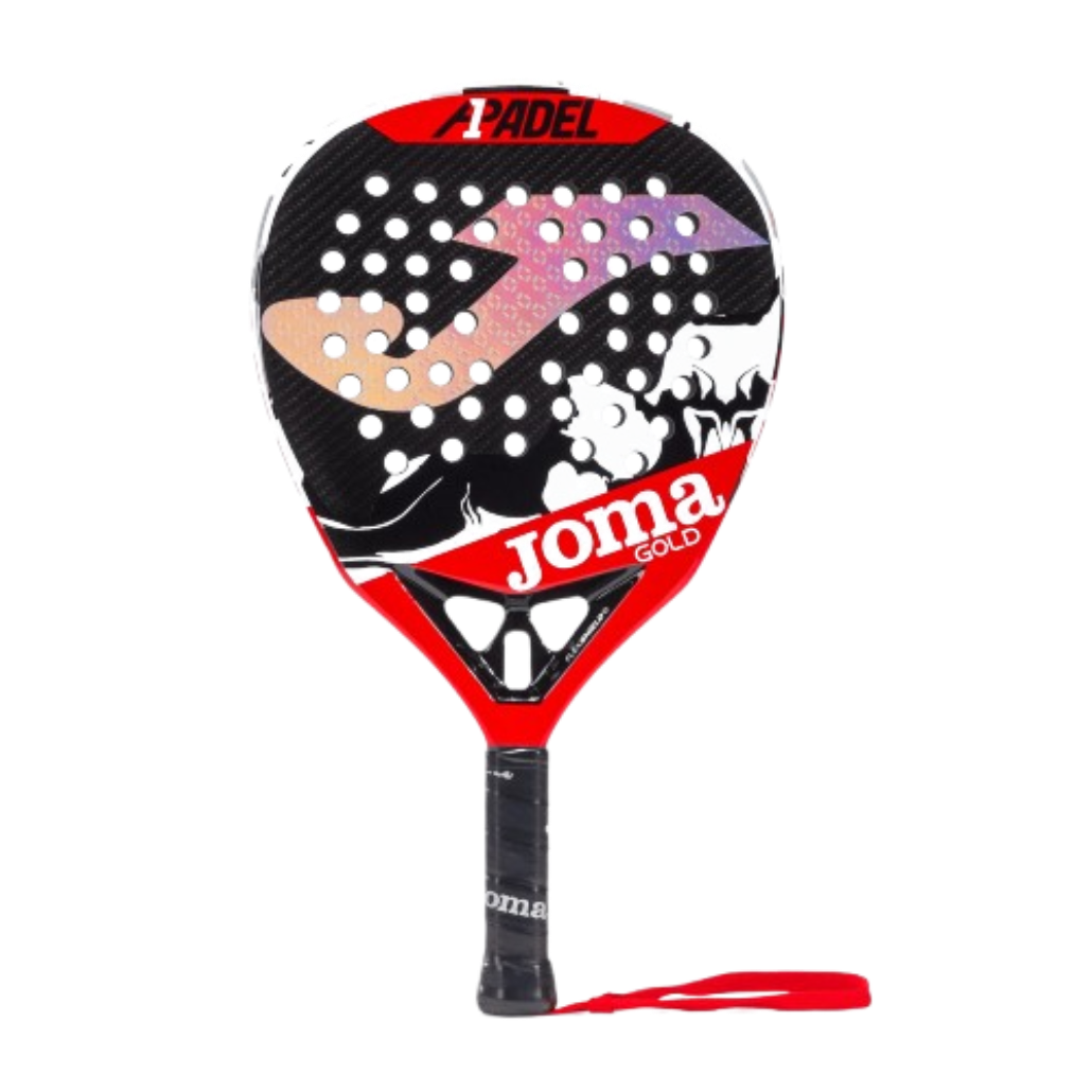 Joma Gold Pro Black and Gray 2024 professional padel racket