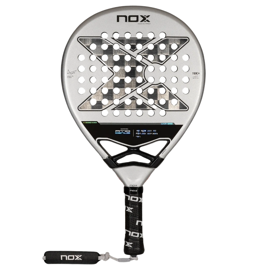 Nox At10 Genius 18k by Agustin Tapia 2024 professional padel racket