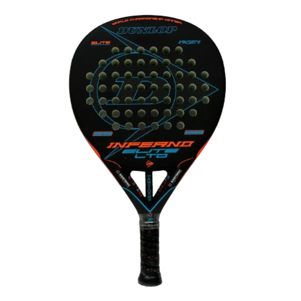 Dunlop Inferno Elite Lt G1 Hl Orange Blue 2025 professional padel racket