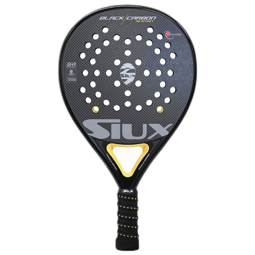Siux Black Carbon 3D Effect Brillo 2022 professional padel racket