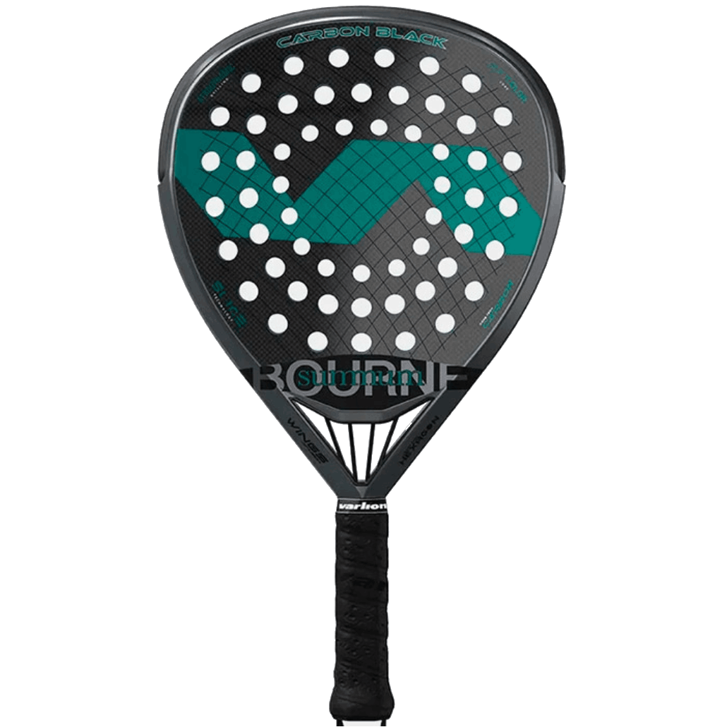 Varlion Bourne Summum Carbon Black 2023 professional padel racket